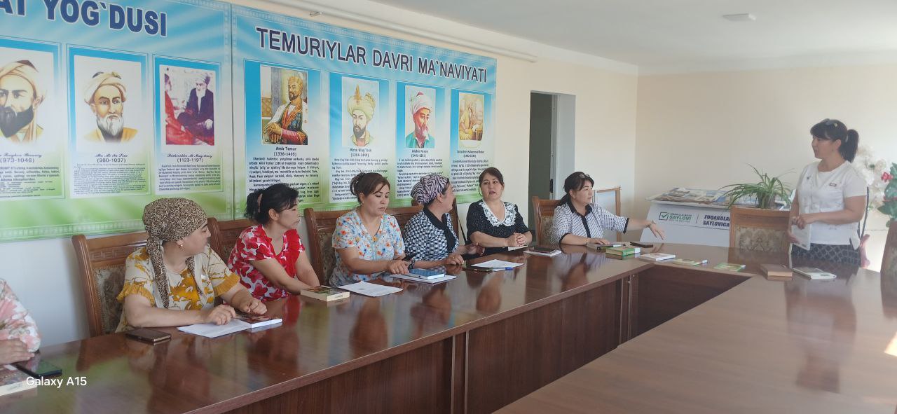 "Kitobxon onalar kuni" 13.05.2025