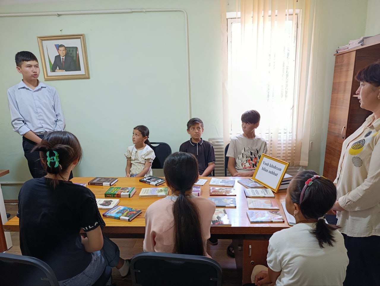 “Yosh kitobxon bilan suhbat” nomli tadbir