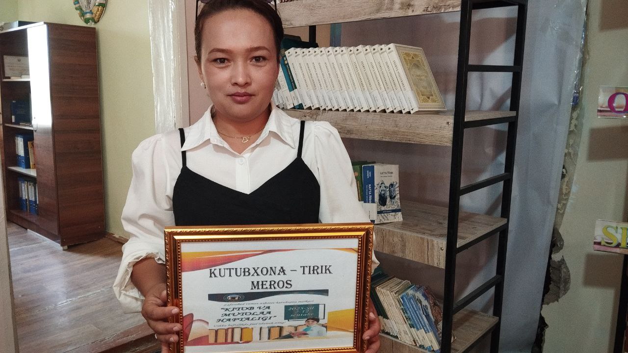 "Kutubxona-tirik meros" 12.09.2025