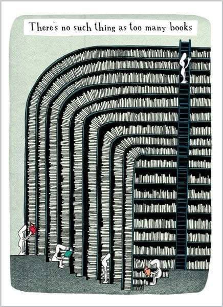 “Juda ko‘p kitob bo‘lishi mumkin emas...”