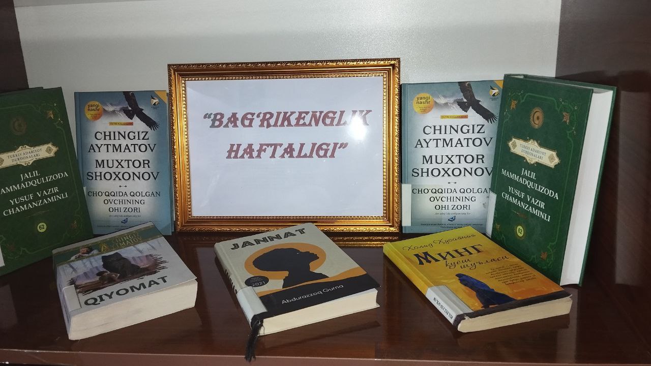 “Yangi O‘zbekiston kitob va kutubxonadan boshlanadi” nomli kitoblar ko‘rgazmasi