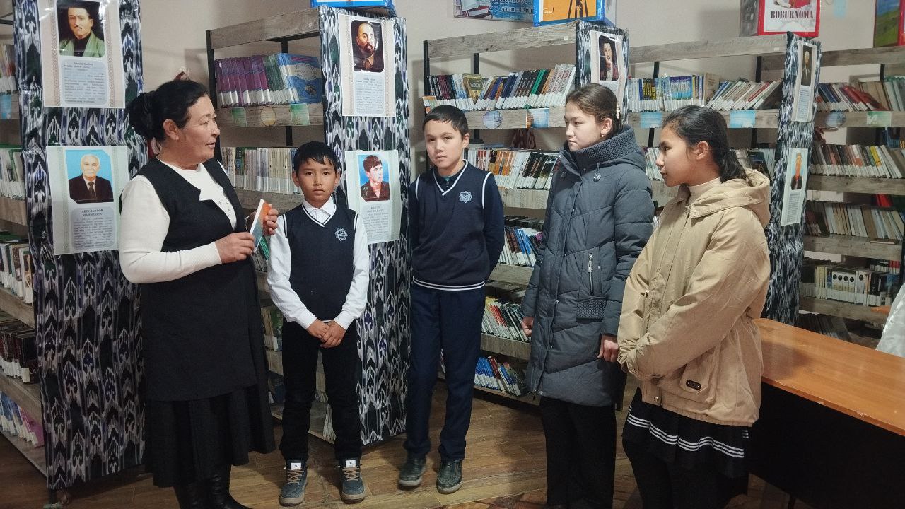 “Axborot-kutubxona markazida bir kun” nomli ekskursiya