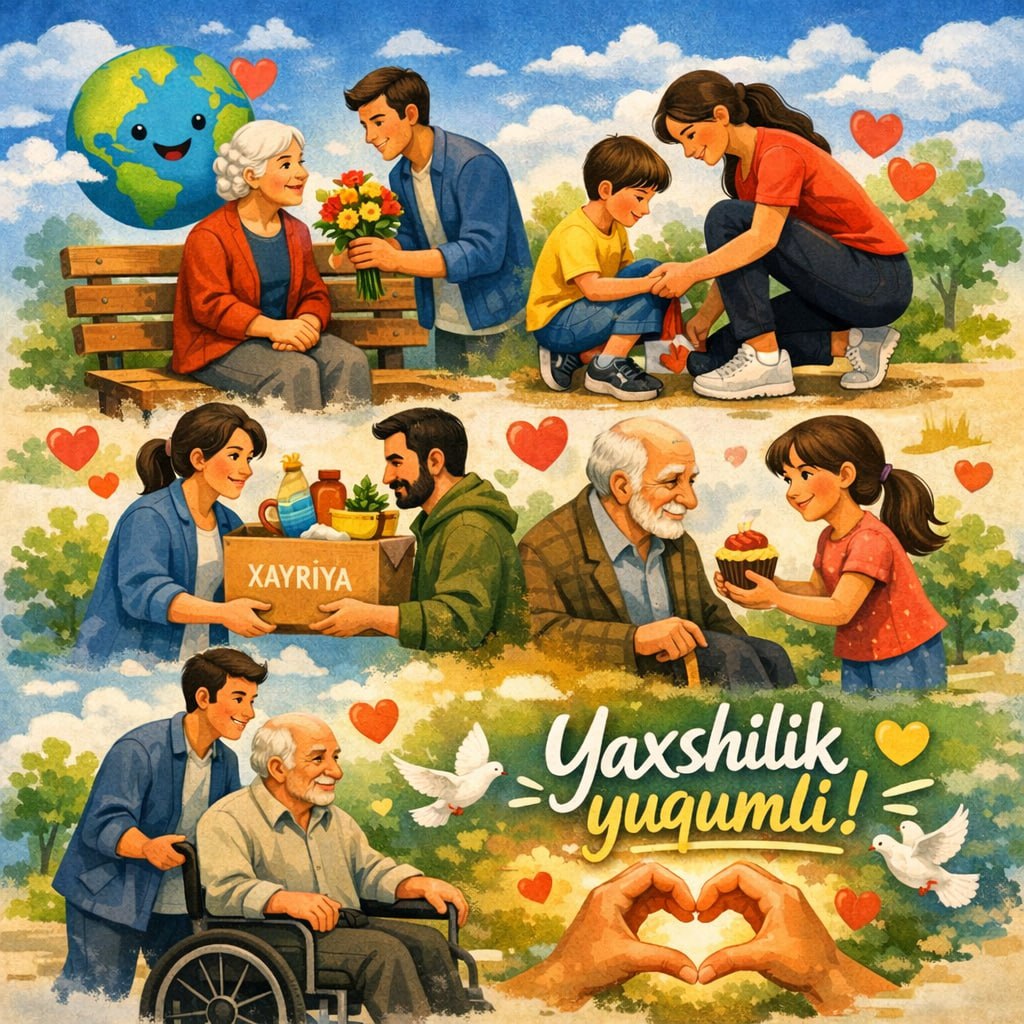 17-fevral – Butun dunyoda “Yaxshilik qilish kuni”