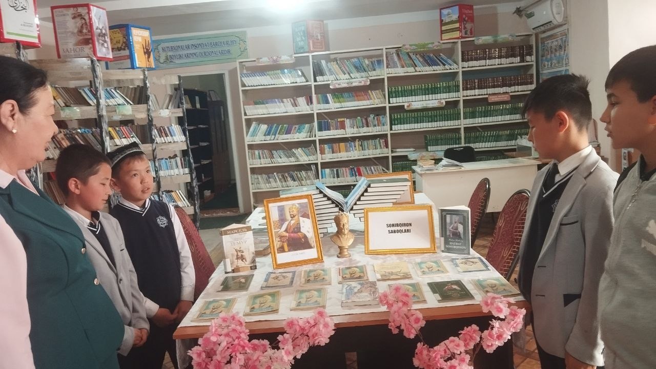 Kutubxona bo‘ylab ekskursiya 03.04.2026