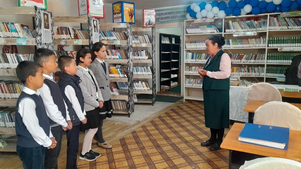 Kutubxona bo‘ylab ekskursiya 20.04.2026
